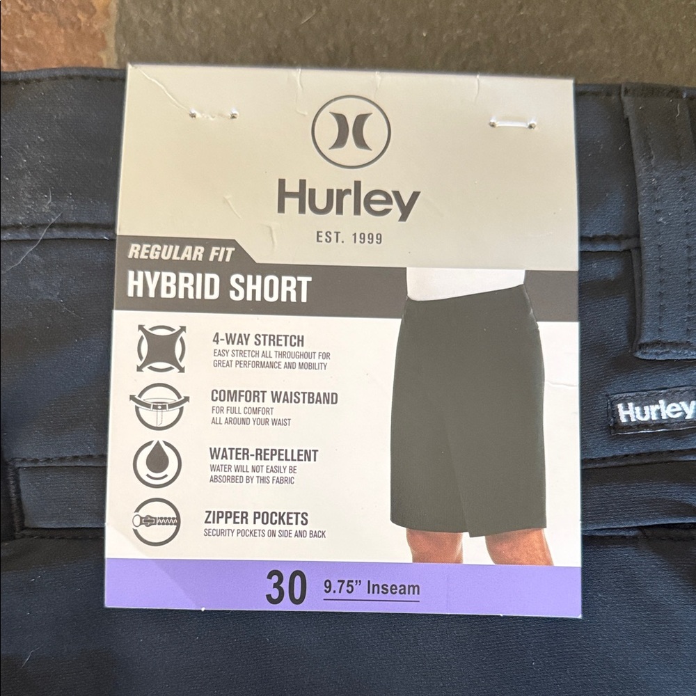 Hurley Navy Hybrid Shorts